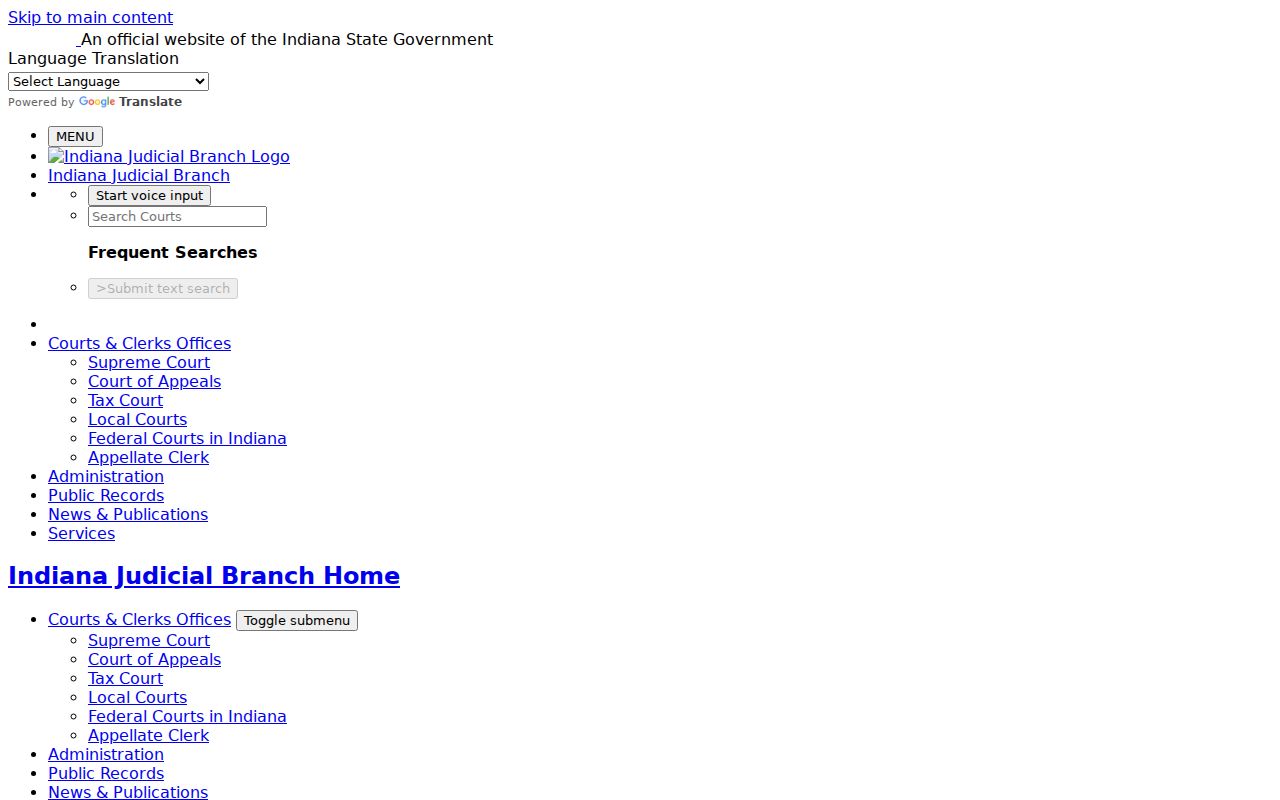 Dearborn County criminal docket MyCase search tips